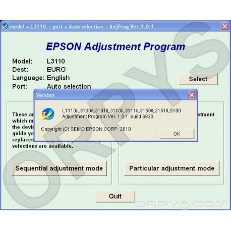 epson adjustment program l3110 download